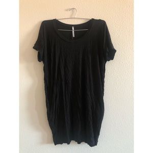 Black tee shirt dress